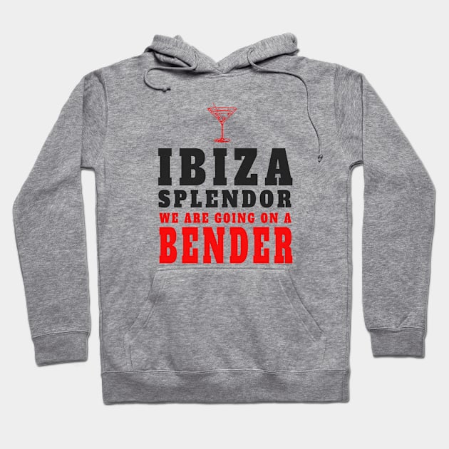 Ibiza hen drinks party Hoodie by fantastic-designs